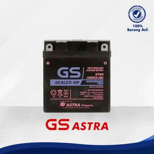 Aki Motor GS ASTRA MF GM5Z3B UNTUK HONDA ASTREA SERIES, FIT-S, MEGA PRO,  LEGENDA SERIES, SUPRA FIT SERIES, SUPRA SERIES DLL