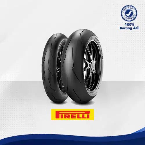 Ban Motor Pirelli Diablo Rosso Scooter 100/90 R12 untuk Vespa Balap, New Scoopy