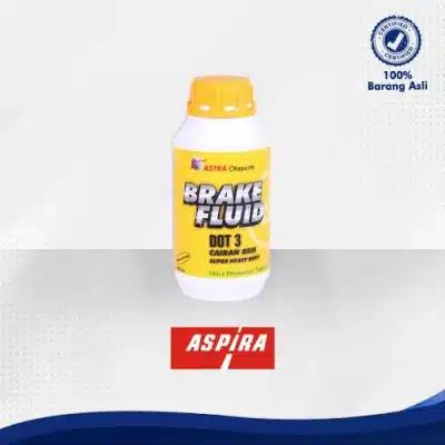 Brake Fluid DOT 3 300 ml (bening) ASPIRA untuk semua mobil