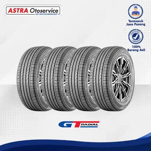 E-Voucher Astra Otoservice Ban Mobil (Include Spooring) Bundling 4 Pcs GT Radial ECOTEC 175/65R14 untuk mobil Toyota Agya, Daihatsu Ayla, Honda Brio Satya