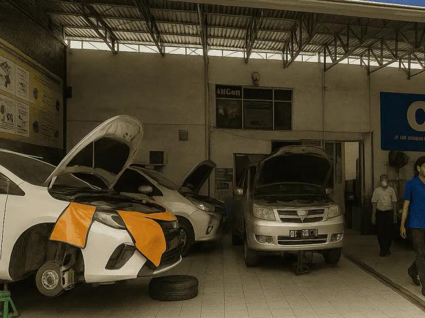 bengkel mobil banjar
