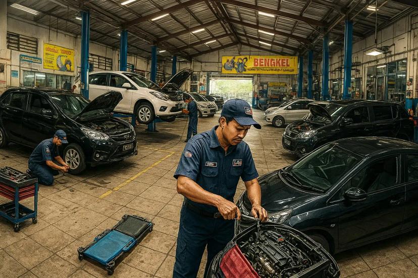 bengkel mobil jember