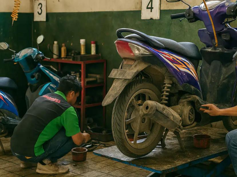 bengkel motor SIDENRENG RAPPANG