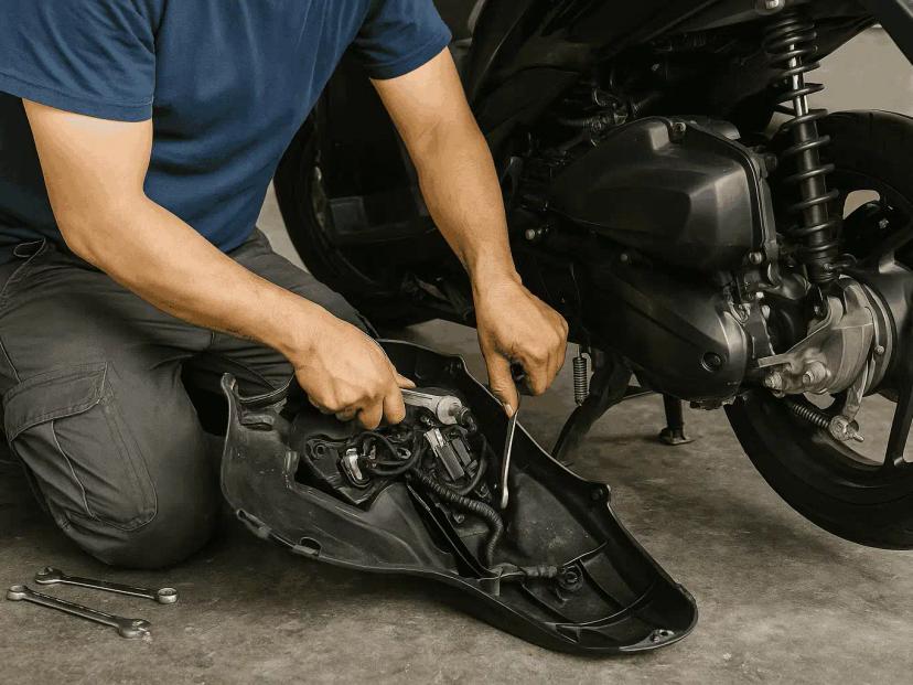 bengkel motor karawang