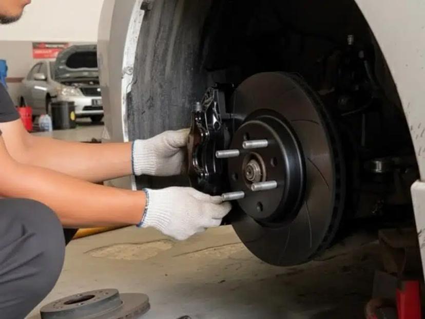 biaya ganti kampas rem mobil​