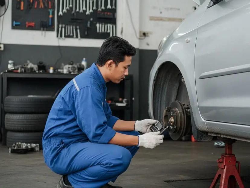 ciri ciri kampas rem mobil habis​