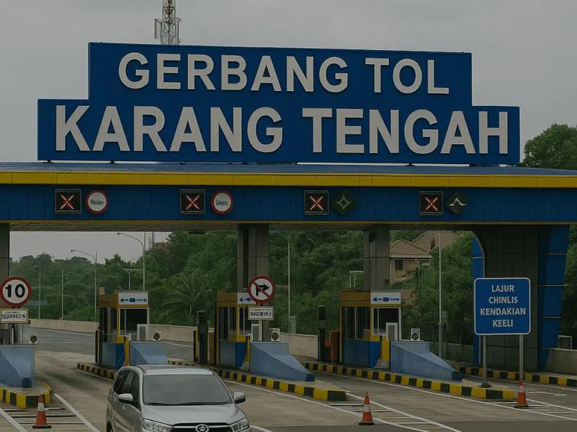 gerbang tol karang tengah