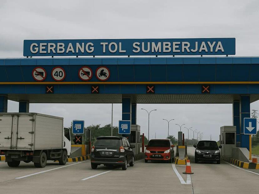gerbang tol sumberjaya