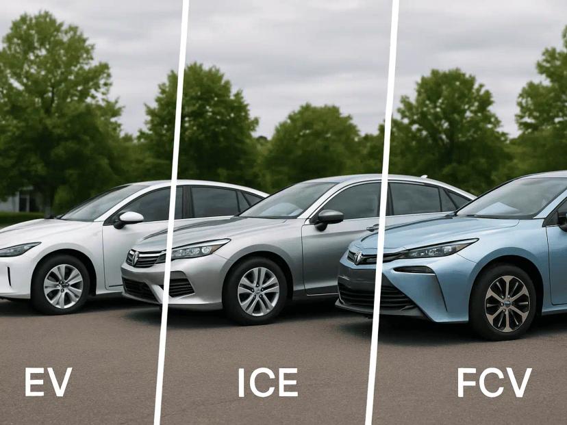 Perbedaan ICE, FCV, EV