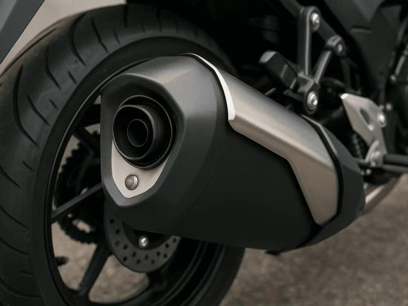 ciri knalpot motor bocor