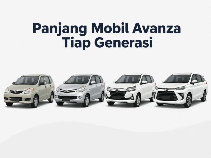 panjang mobil avanza