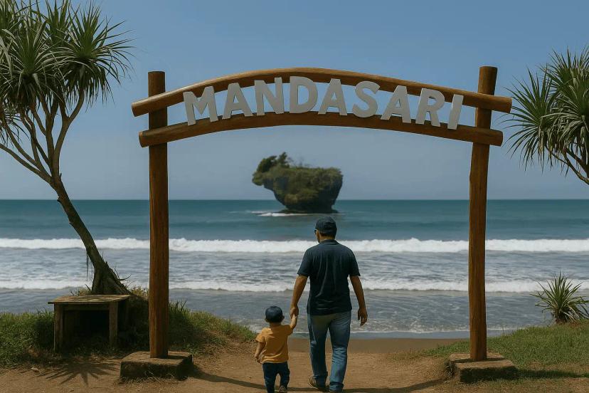 Pantai Madasari Pangandaran