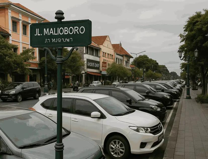 parkir mobil malioboro​