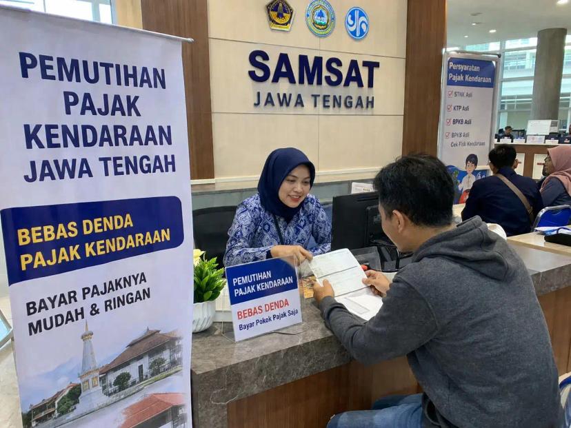 pemutihan pajak kendaraan jateng jawa tengah