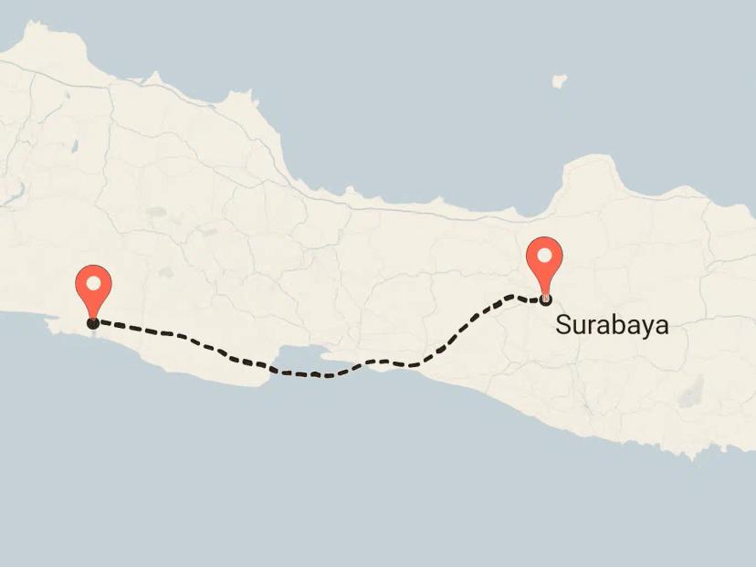 jogja surabaya berapa jam