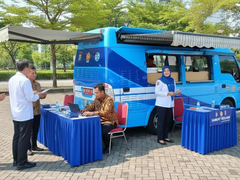 samsat keliling tanggerang selatan