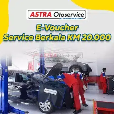 Voucher Jasa Service Berkala Astraotoservice 20000KM Mobil Bensin