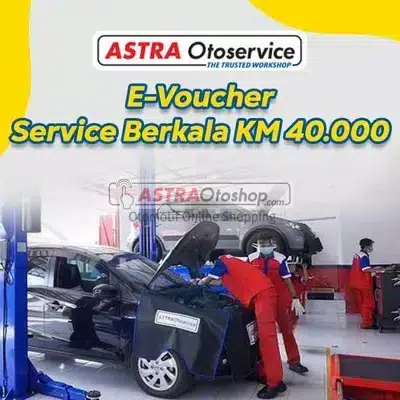 Voucher Jasa Service Berkala Astraotoservice 40000KM Mobil Bensin