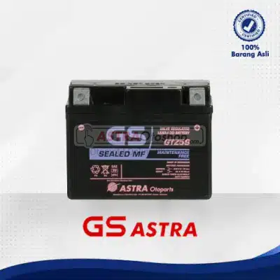 Aki Motor GS ASTRA MF GTZ-5S - Motor Honda Vario, Honda Beat, Honda Scoopy, Honda Revo, Honda Supra X 125, Yamaha Mio, Yamaha Vixion