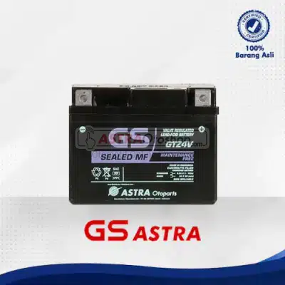 Aki Motor GS ASTRA MF GTZ-4V - Motor Honda Vario, Honda Beat, Honda Scoopy, Honda Revo, Honda Supra X 125, Yamaha Mio, Yamaha Vixion