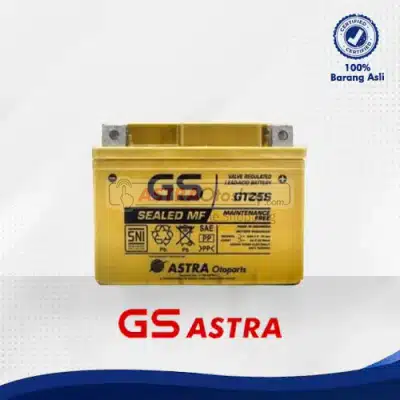 Aki Motor GS ASTRA MF Gold GTZ-5S GTZ5S - Motor Honda Vario, Honda Beat, Honda Scoopy, Honda Revo, Honda Supra X 125, Yamaha Mio, Yamaha Vixion.