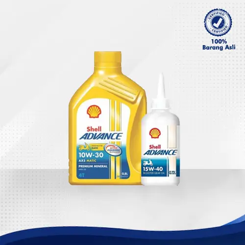 Paket AX5SC 10W-30 0,8L + gear oil