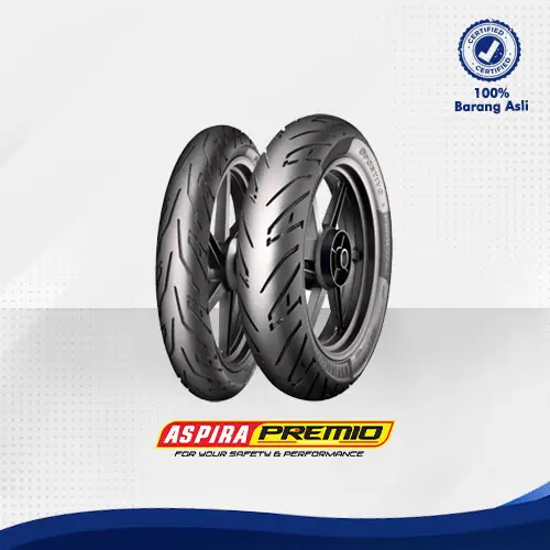 Paket Ban Aspira Premio Sportivo 80/90-14 & 90/90-14 (Depan & Belakang) untuk Beat