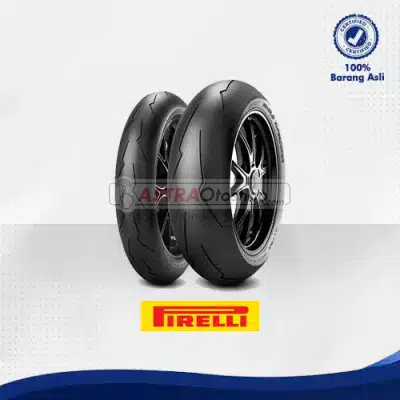 Ban Motor Pirelli Diablo Rosso Scooter 100/90 R12 untuk Vespa Balap, New Scoopy