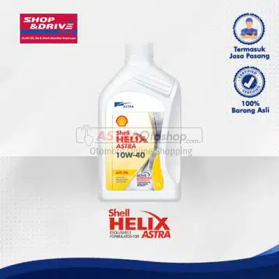 Voucher Shell Helix Astra Oil/Oli 10W40 4 Ltr + Pemasangan