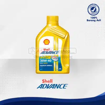 Oli Motor Matic Shell Advance 4T AX5 Scooter 20W40 0.8L - Honda, Yamaha, Suzuki - All Brand