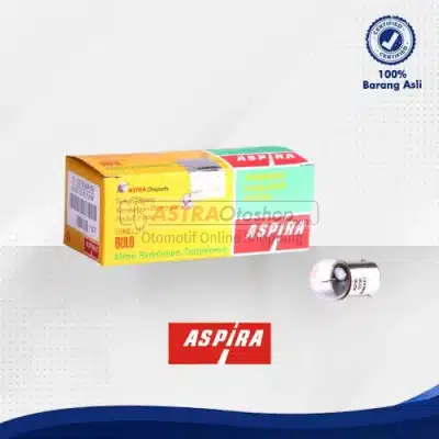 Bohlam Lampu Aksesoris ASPIRA 12V 5 Watt untuk Semua Mobil (11-12G185BA15S)