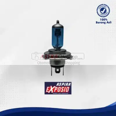 Bohlam Depan Halogen True Blue ASPIRA EXPOSIO untuk motor CBR 150R (K45), VIXION, BYSON, SCORPIO