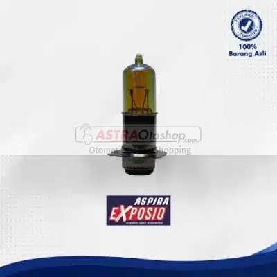 Bohlam Depan Halogen All Condition ASPIRA EXPOSIO untuk motor SUPRA X, MEGA PRO, GL MAX, GL 100