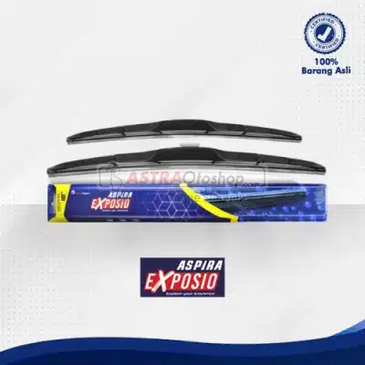 Wiper Blade Hybrid Graphite ASPIRA EXPOSIO untuk Toyota Avanza 2004-2011, Daihatsu Granmax, Xenia (Ukuran 16 & 20 inch)