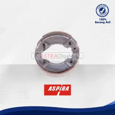 Kampas Rem Tromol ASPIRA untuk motor BEAT, VARIO, SCOOPY, MEGA PRO 150 NEW, dan Sejenis