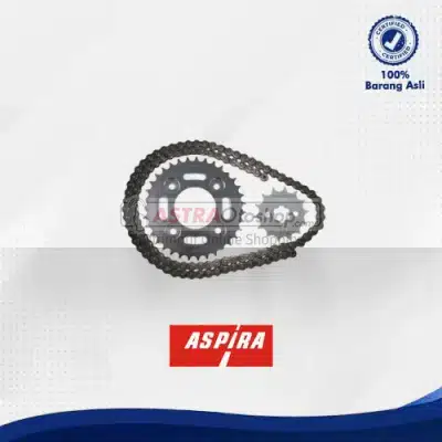 Paket Drive Chain/ Gear Set Aspira untuk motor Honda Karisma, Supra X 125 (Rantai 428)