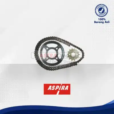 Paket Drive Chain/ Gear Set Aspira untuk motor Honda Verza