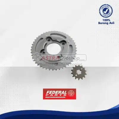 Drive Chain Kit FEDERAL PARTS untuk Honda Pro Neotech, Mega Pro (428-14T/46T/112L)