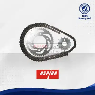 Paket Drive Chain/ Gear Set Aspira untuk motor Yamaha Vixion Advance