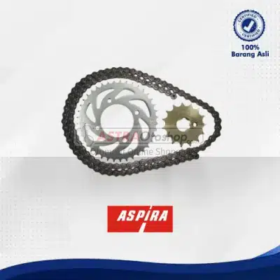 Paket Drive Chain/ Gear Set Aspira untuk motor Yamaha Vega ZR (Rantai 428)