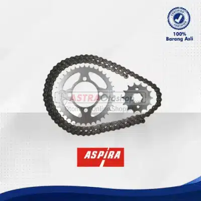 Paket Drive Chain/ Gear Set Aspira untuk motor Yamaha Jupiter MX New Kopling 2010