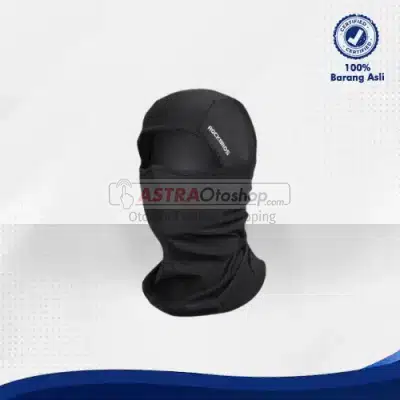 ROCKBROS Masker Balaclava Buff Slayer Motor Sepeda Anti UV Face Mask Dengan Lubang Kacamata / Full Face Mask Ice Silk LF7162 (Black)