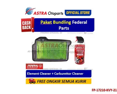 PAKET FEDERAL : ELEMENT CLEANER HONDA BEAT DAN HONDA SCOOPY+CARB CLEANER 300