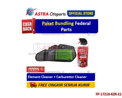 PAKET FEDERAL : ELEMENT CLEANER HONDA VARIO 125 DAN HONDA PCX 150+CARB CLEANER 300