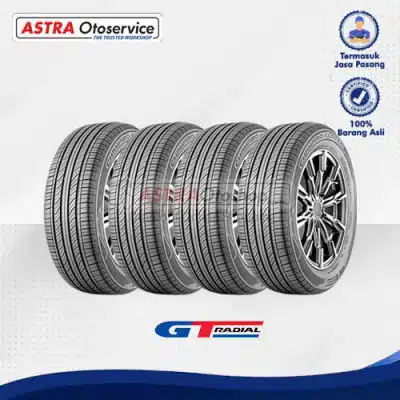 E-Voucher Astra Otoservice Ban Mobil (Include Spooring) Bundling 4 Pcs GT Radial ECOTEC 175/65R14 untuk mobil Toyota Agya, Daihatsu Ayla, Honda Brio Satya