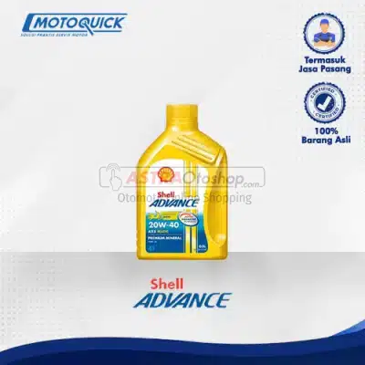 Voucher Motoquick Oli Motor Shell Advance AX5SC 10W30 0.8 L untuk Motor Matic