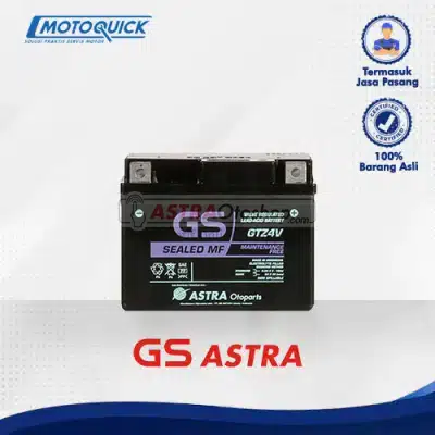 Voucher Motoquick Trade In Aki GS ASTRA MF GTZ-4V GTZ4V untuk Motor Honda Vario, Honda Beat, Honda Scoopy, Honda Revo, Honda Supra X 125, Yamaha Mio, Yamaha Vixion, dll