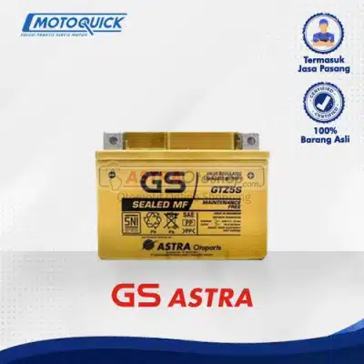 [TRADE IN] E-Voucher Motoquick Aki Motor GS Astra MF Gold GTZ-5S untuk Honda Vario, Beat, Scoopy, Revo, Supra X 125, Yamaha Mio, Vixion, dll [GARANSI 2 TAHUN]