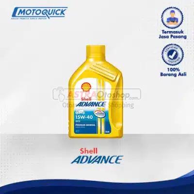 Voucher Motoquick Shell Advance AX5 15W40 0.8 L